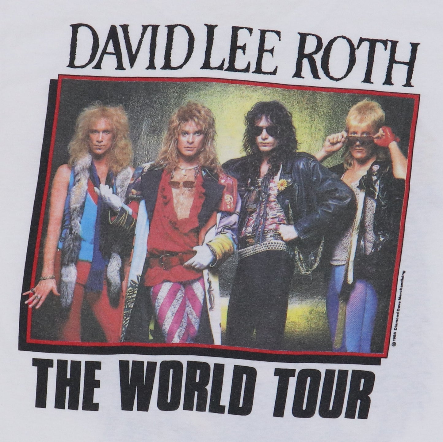 1986 David Lee Roth World Tour Shirt