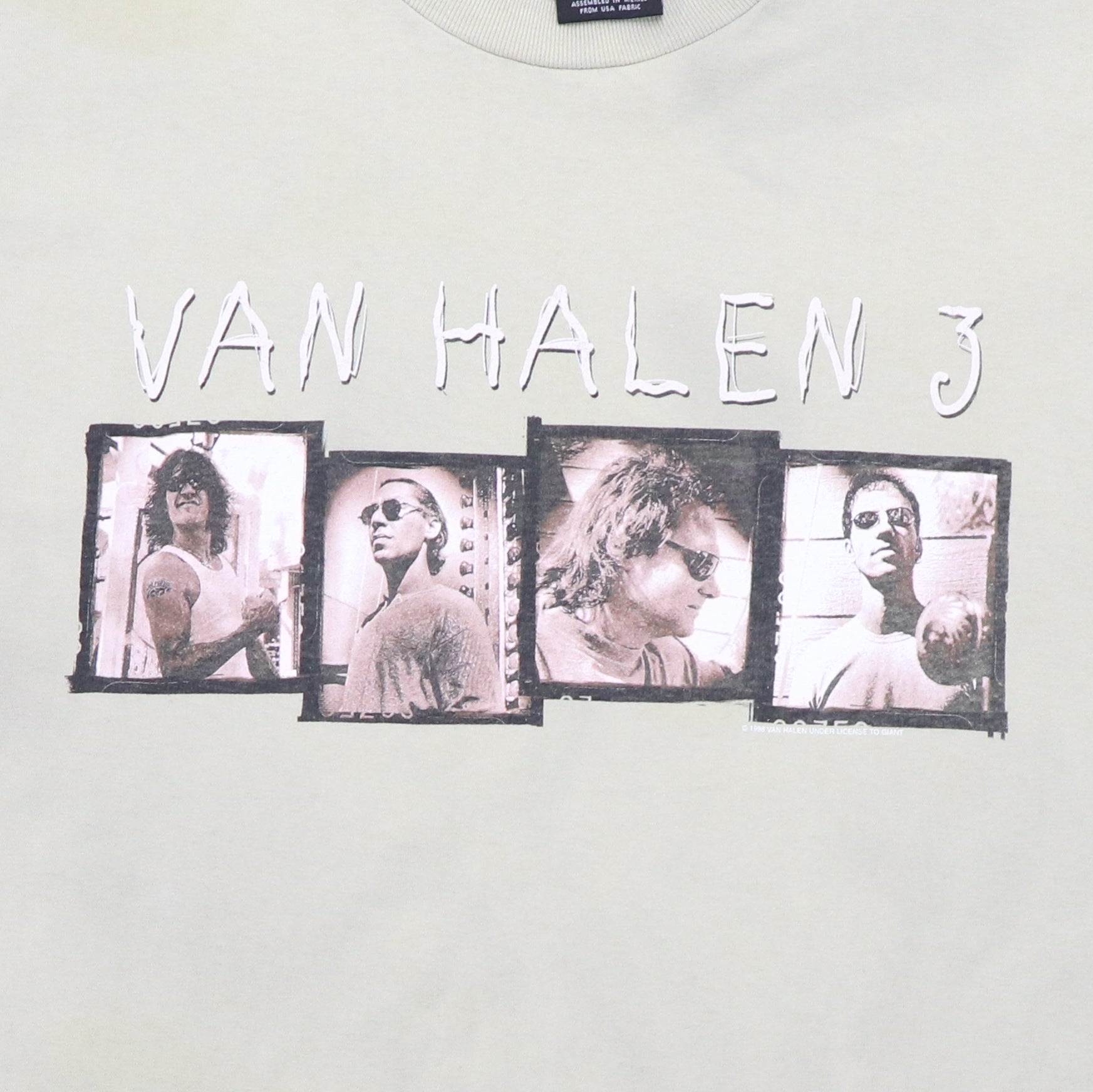 Van Halen 1998 U.S. Tour Tシャツ 1998 Van Halen Tour Shirt | Authentic Vintage Tee