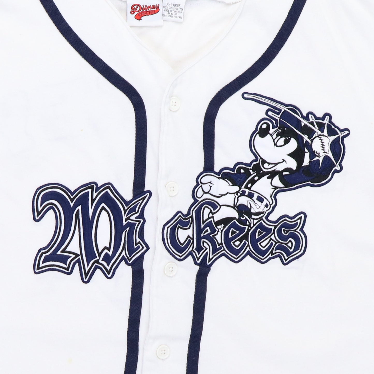 1990s Mickey Mouse Baseball Jersey Shirt