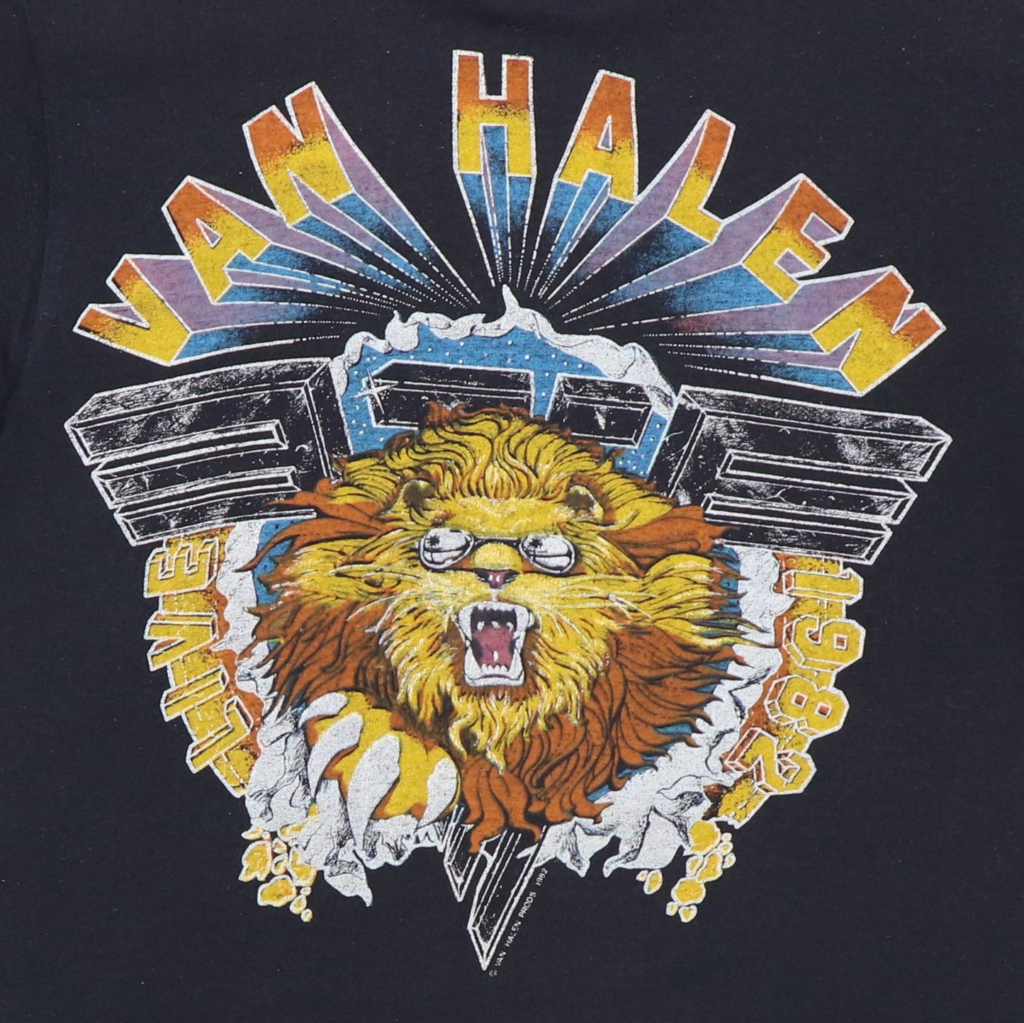 1982 Van Halen Diver Down Shirt