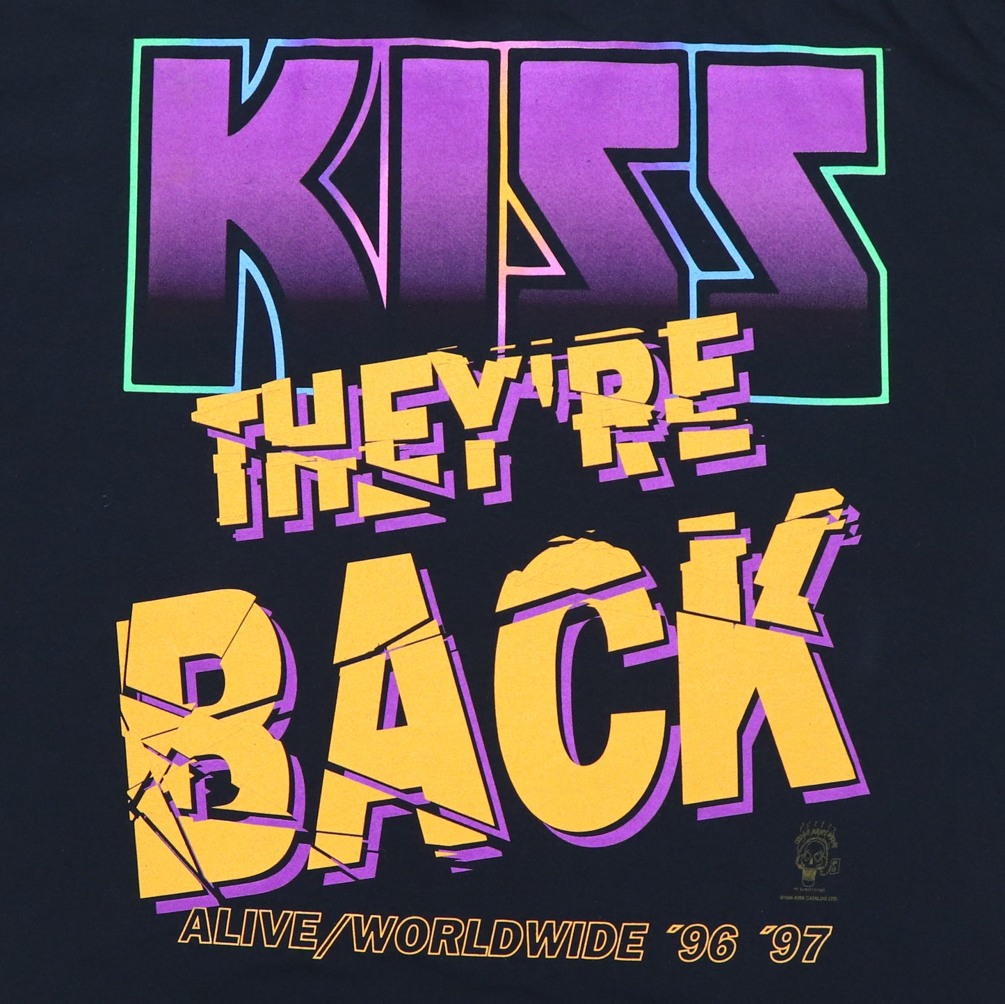 1996 Kiss They're Back Tour Shirt