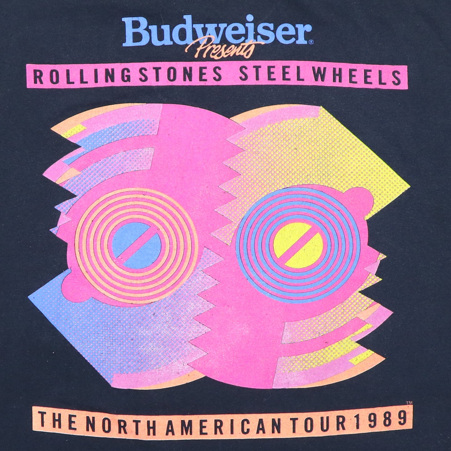 1989 Rolling Stones Steel Wheels Tour Shirt