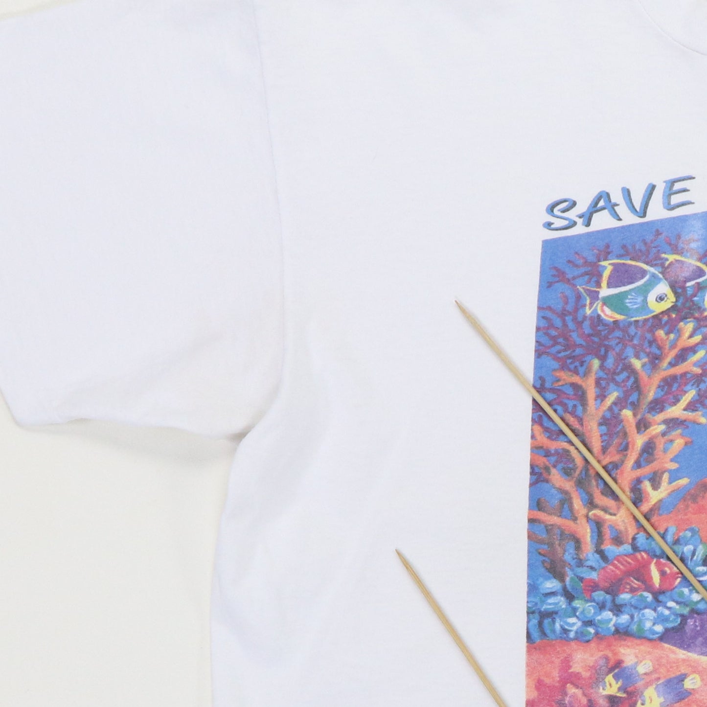 1994 Save Our Coral Reefs Ocean Fish Shirt