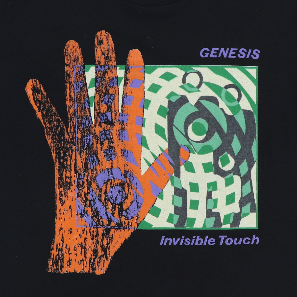1987 Genesis Invisible Touch Tour Shirt | Authentic Vintage Tee 