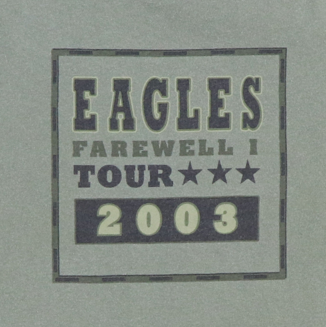 2003 Eagles Farewell Tour Shirt