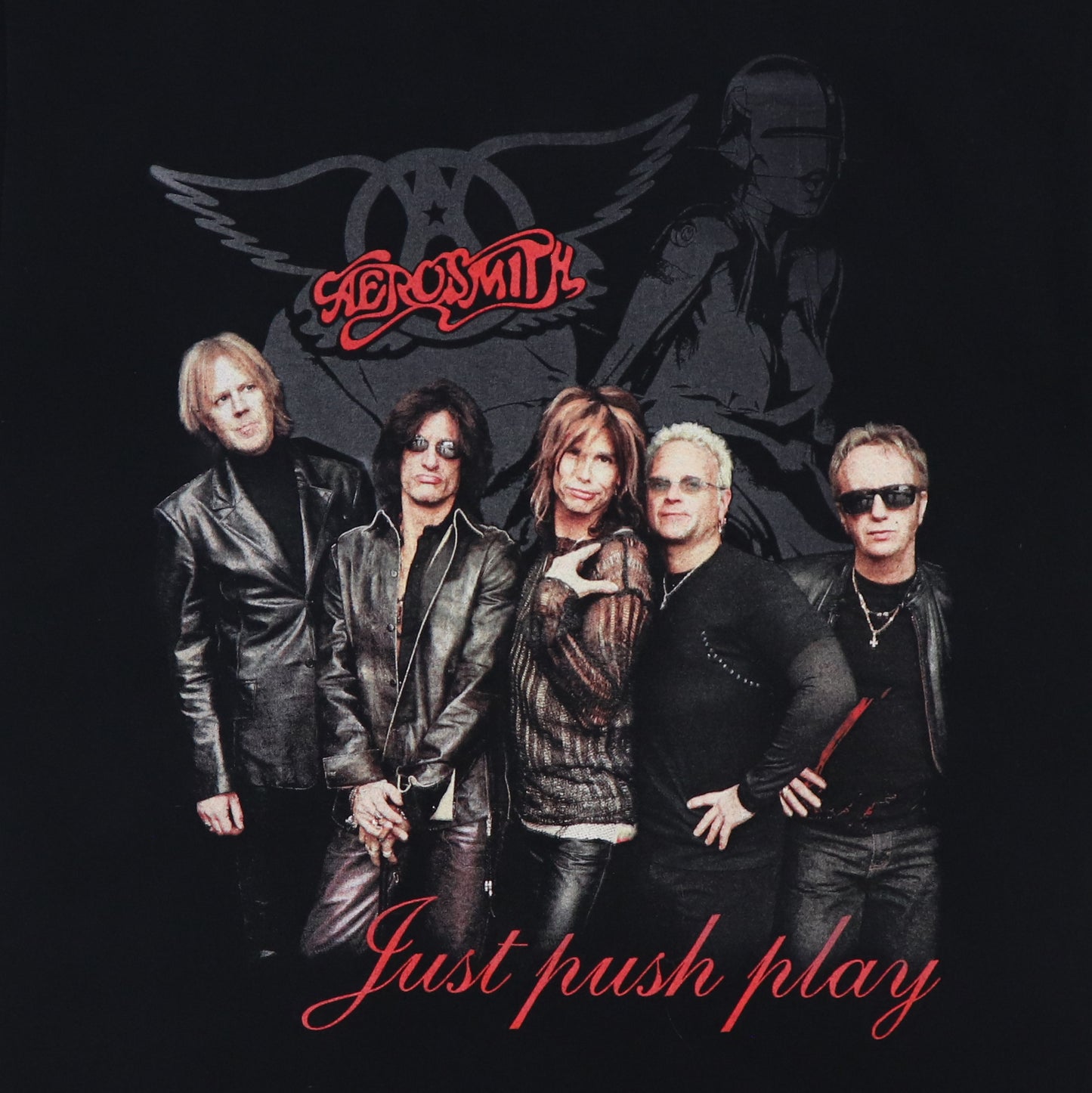 2001 Aerosmith Just Push Play Tour Shirt