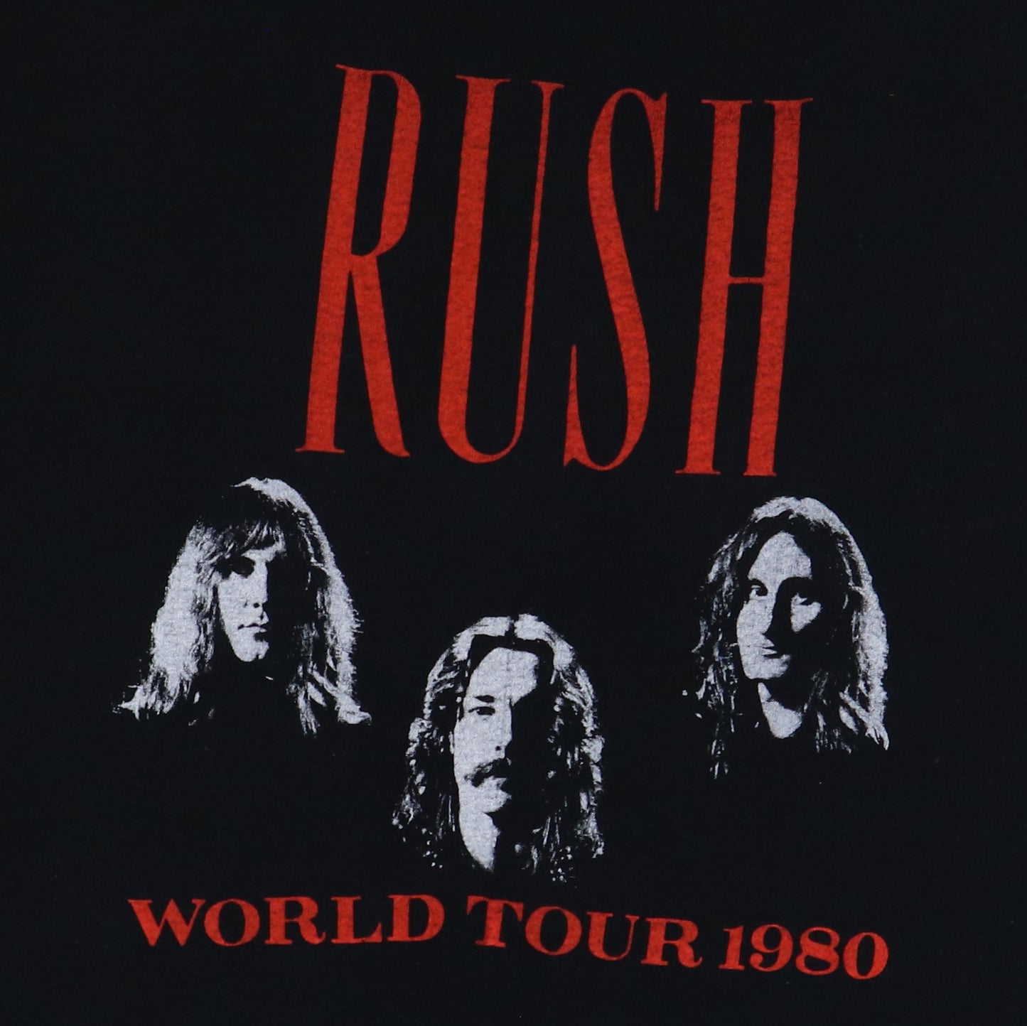 1980 Rush Permanent Waves Tour Shirt Detail