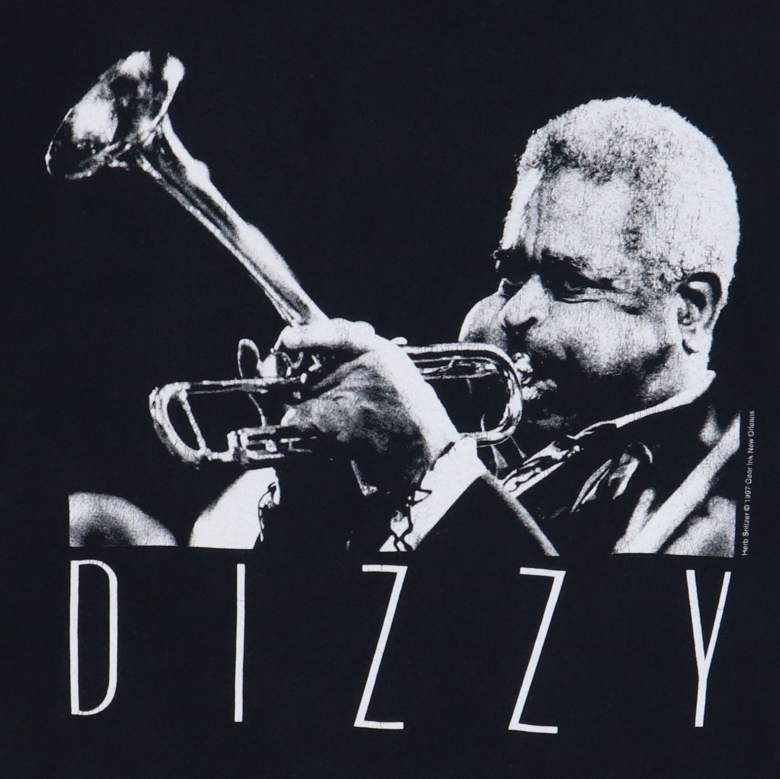 DIZZY GILLESPIE gear inc Tシャツ ジャズ JAZZ 90'S Gear Inc. DIZZY GILLESPIE T-SHIRT | Haole