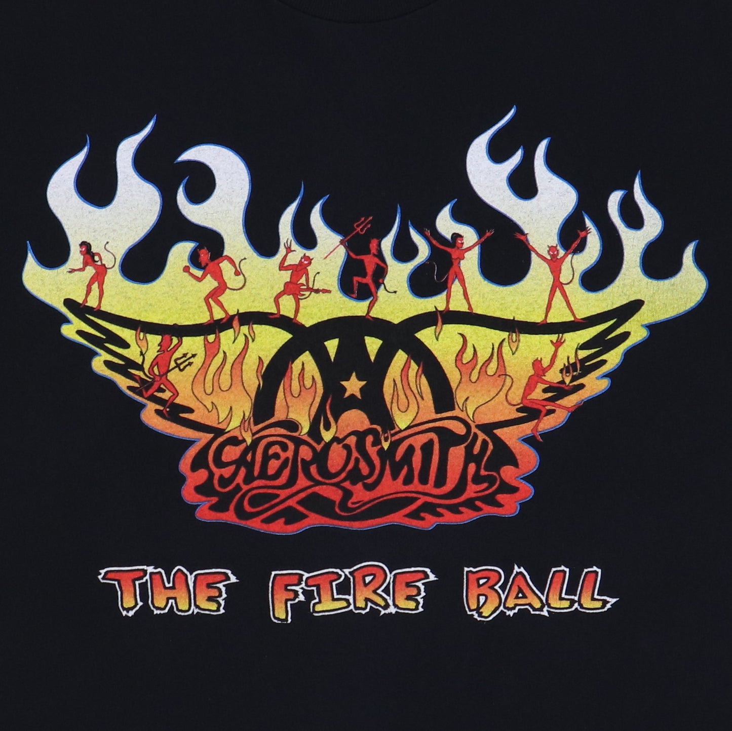 1998 Aerosmith The Fire Ball Boston NYE Concert Shirt