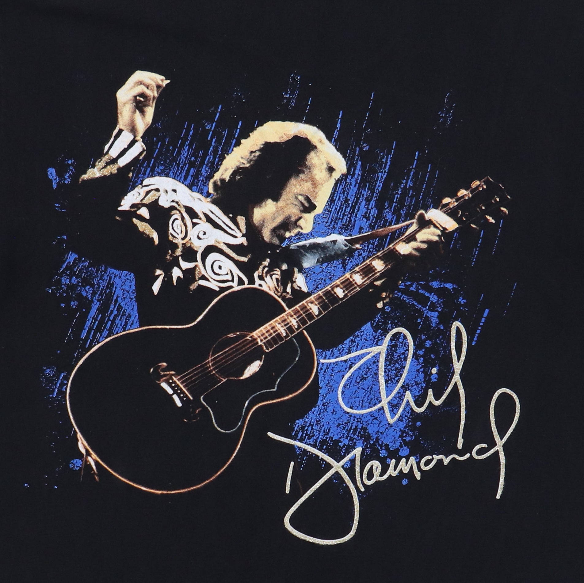 1993 Neil Diamond Crew Concert Shirt | Authentic Vintage Tee