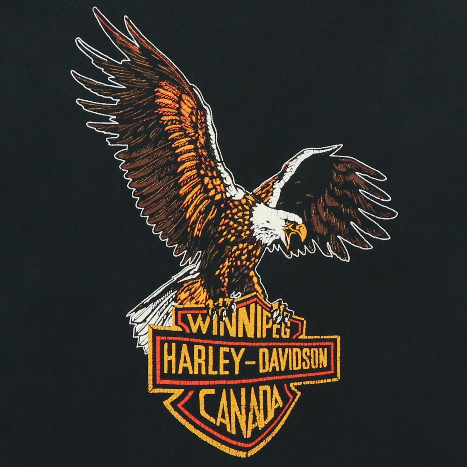 1990s Harley Davidson Winnipeg Canada Shirt | Authentic Vintage