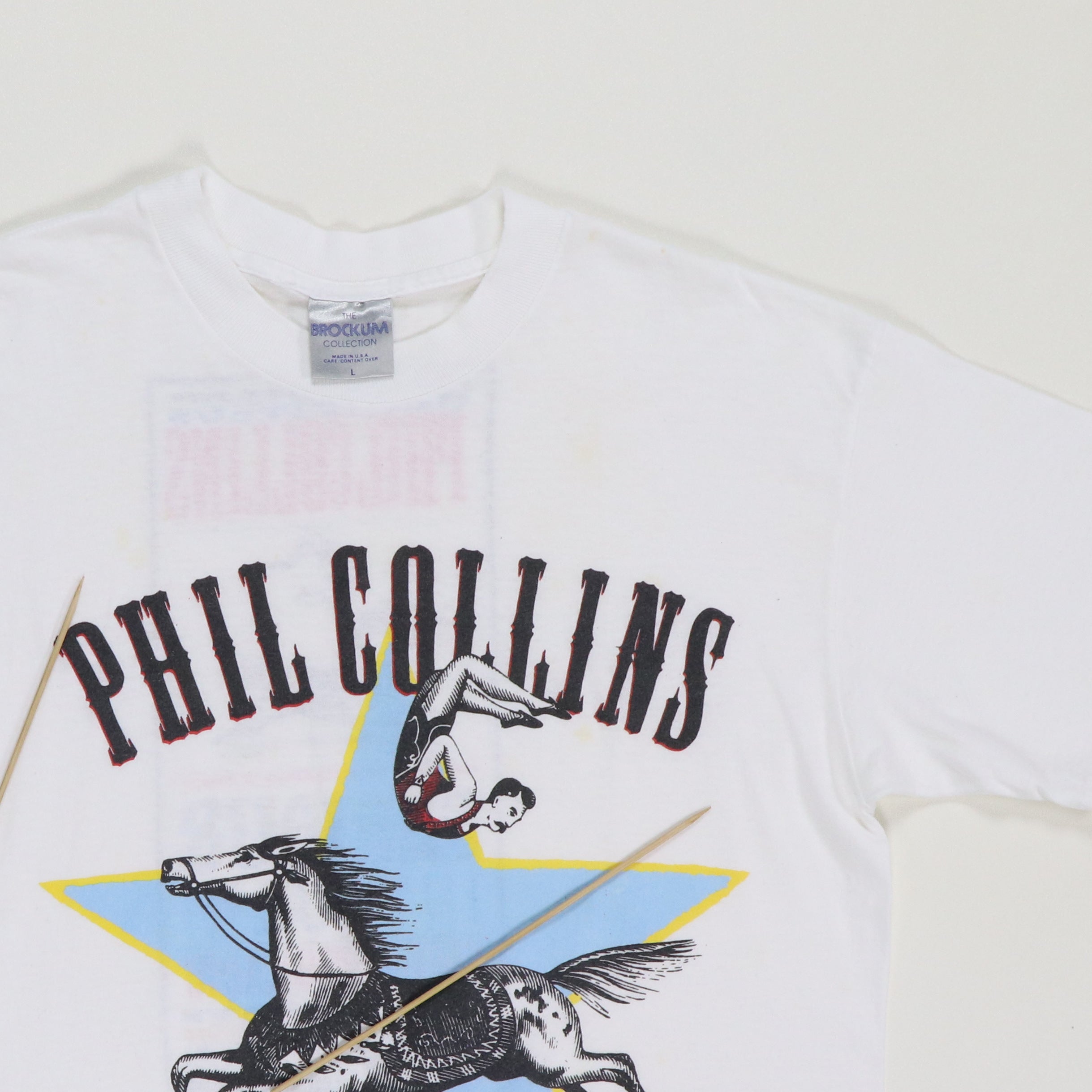 1990 Phil Collins Serious Tour Shirt | Authentic Vintage Tee