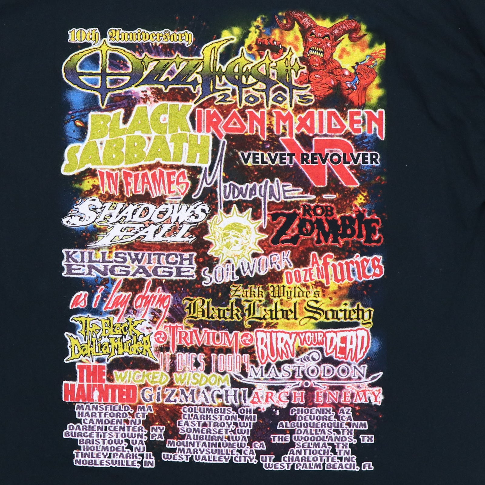 2005 Ozzy Osbourne Ozzfest Tour Shirt | Authentic Vintage Tee