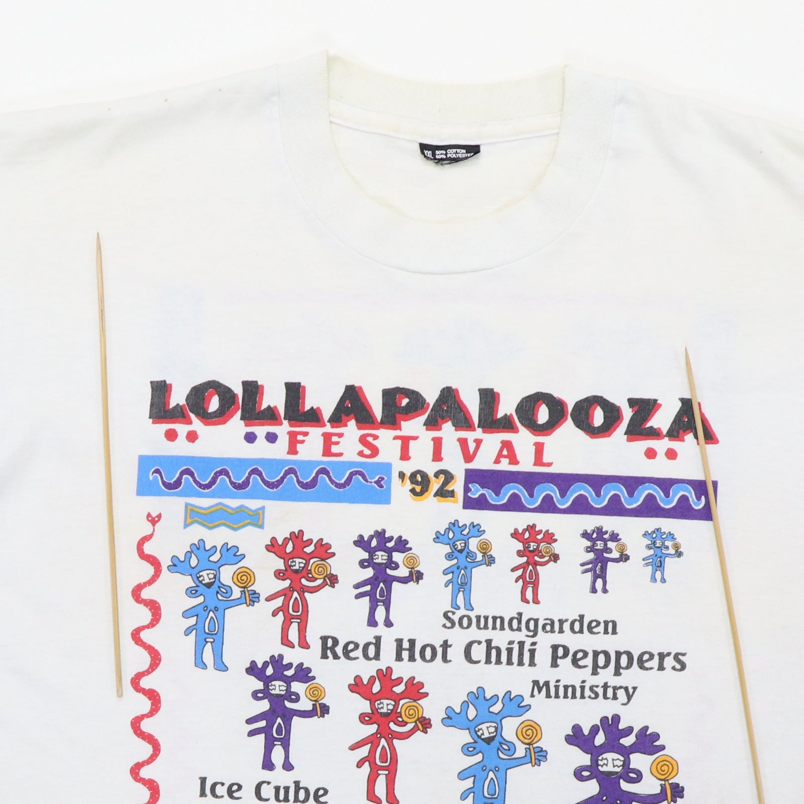 1992 Lollapalooza Festival Tour - Authentic Vintage T-Shirt | WyCo