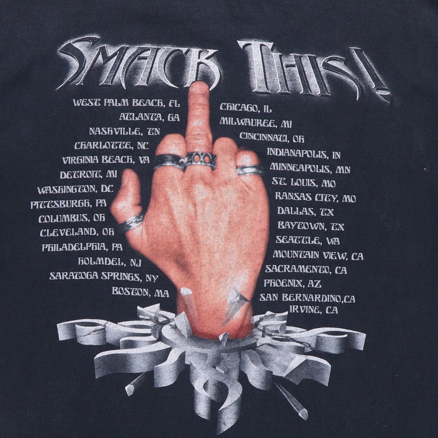 2000 Godsmack Smack This Tour Shirt
