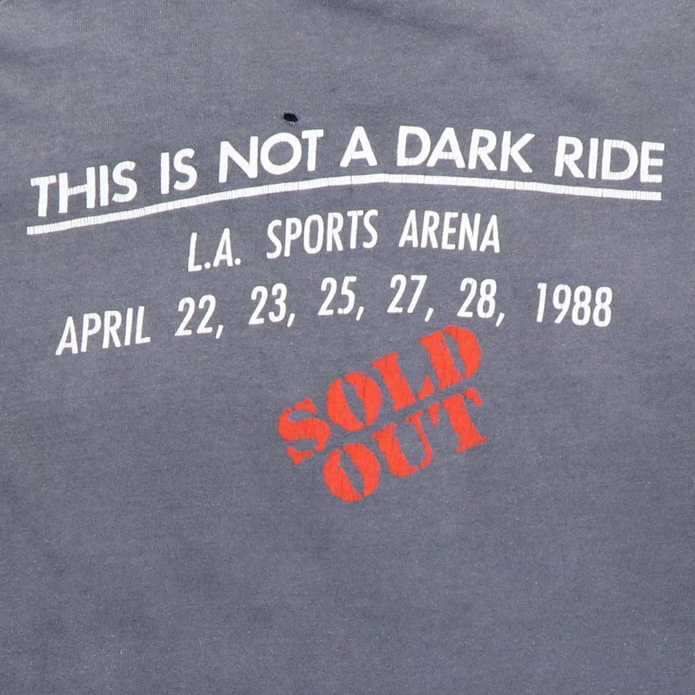 1988 Bruce Springsteen Tour Shirt