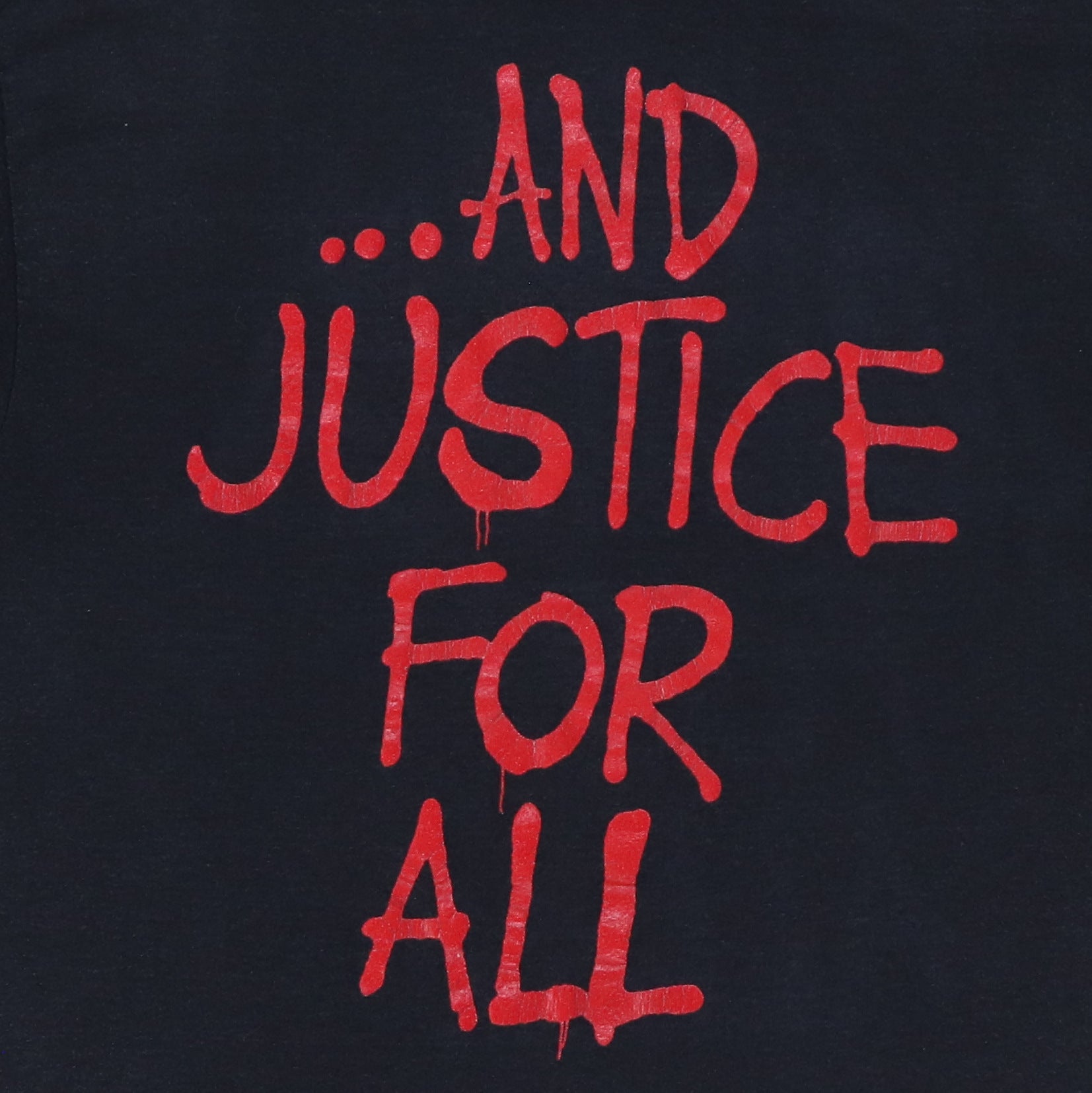 Original vintage 1988 Metallica And Justice For All Shirt