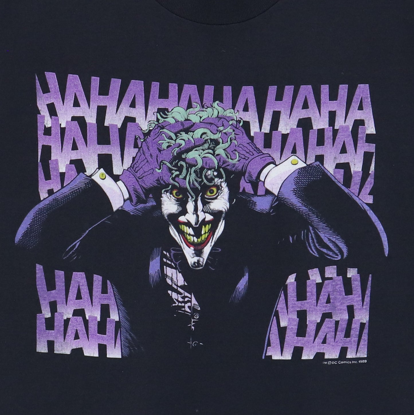 1989 Joker HaHaHa DC Comics Shirt