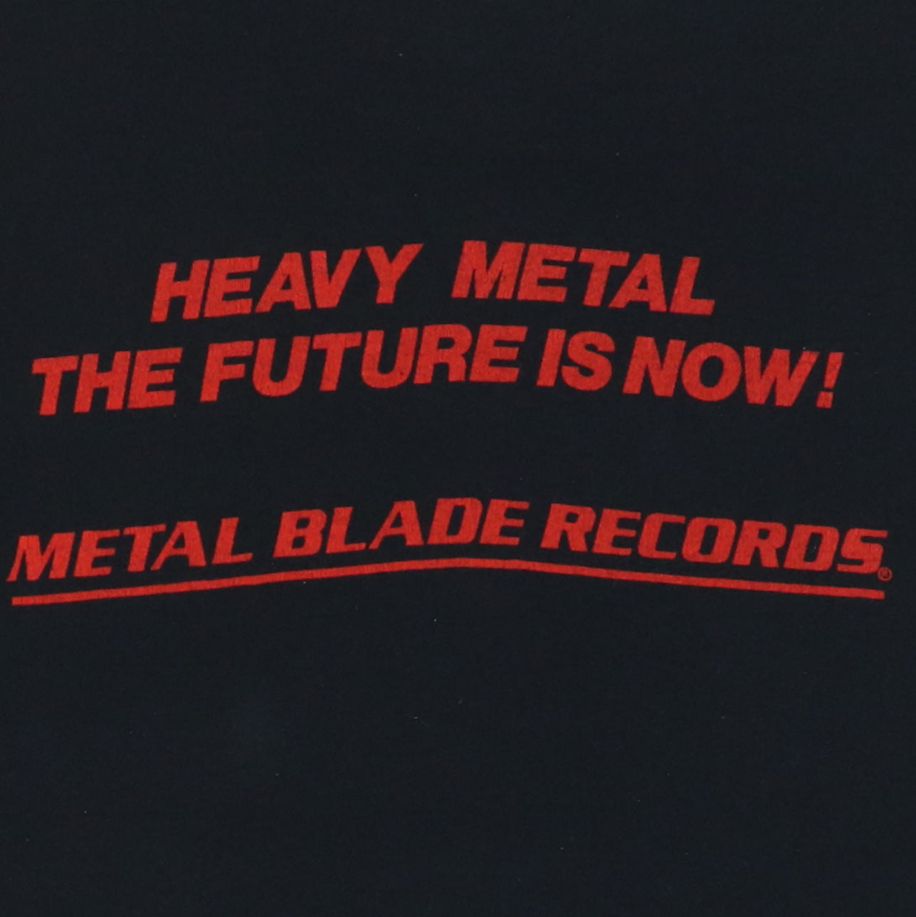 1980s Metal Blade Records Promo Shirt