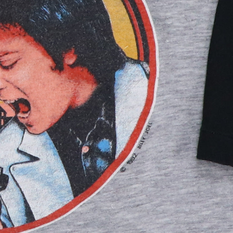1982 Billy Joel Behind Tour Jersey Shirt | Authentic Vintage