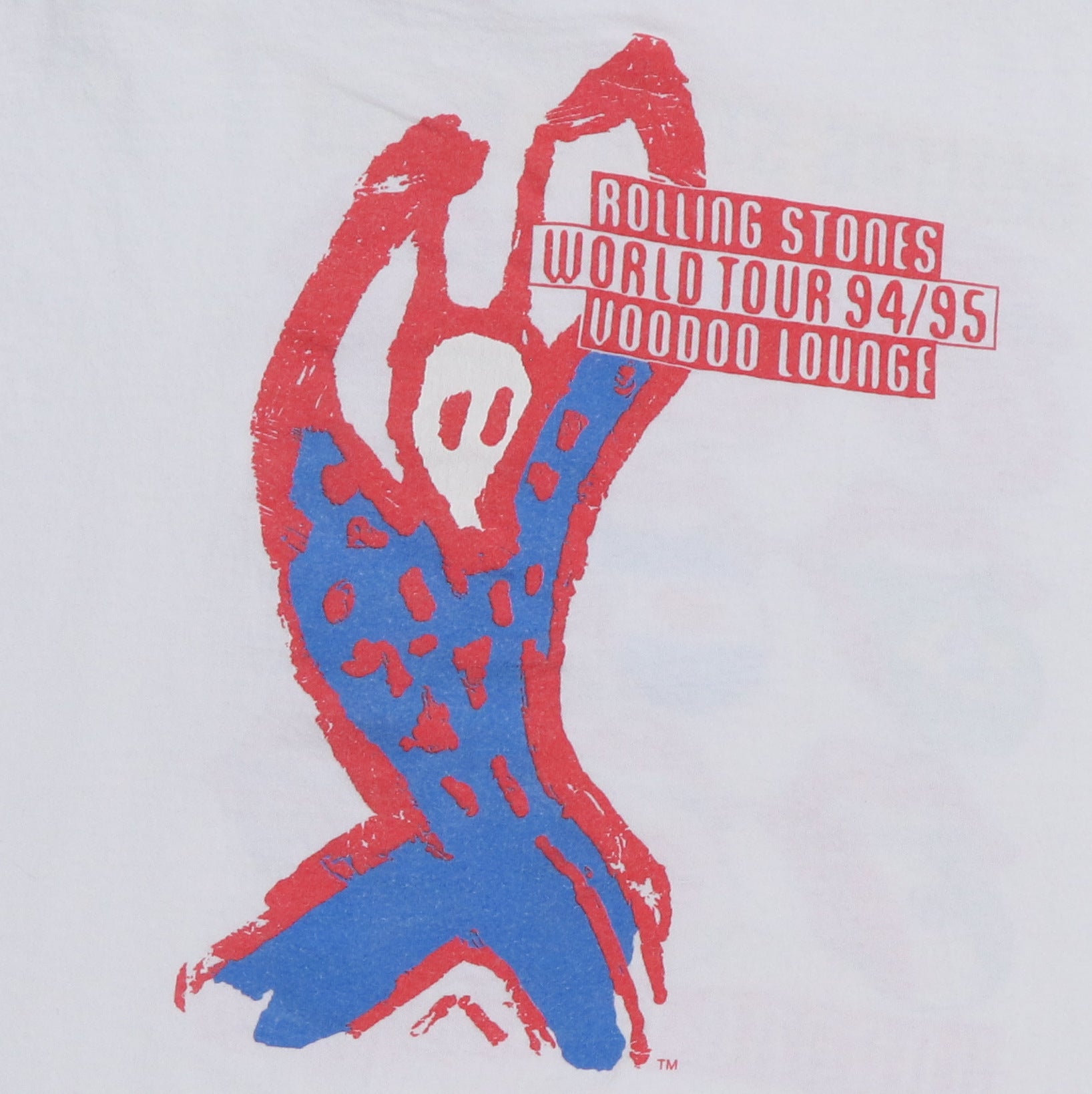 1994 Rolling Stones Voodoo Lounge Tour Shirt | Authentic Vintage