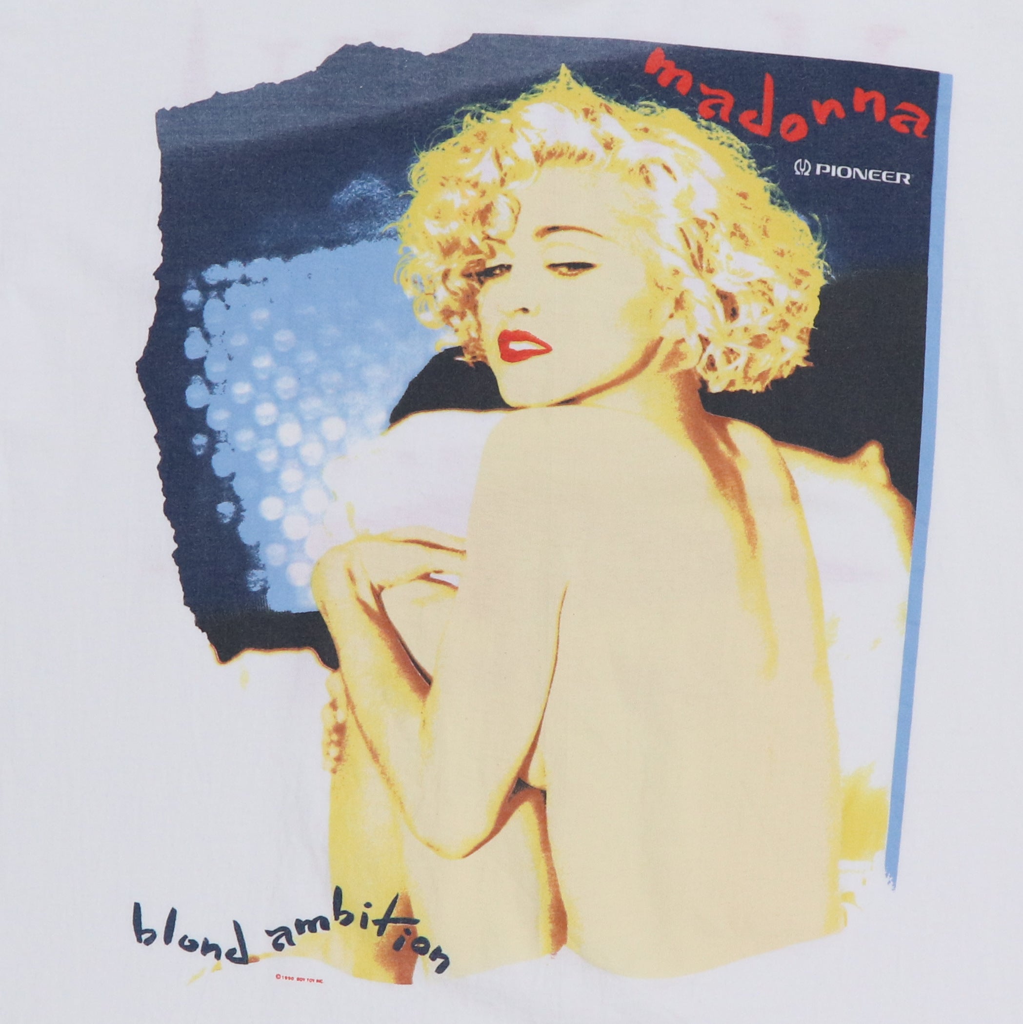 1990 Madonna Blond Ambition Tour Shirt | Authentic Vintage Tee