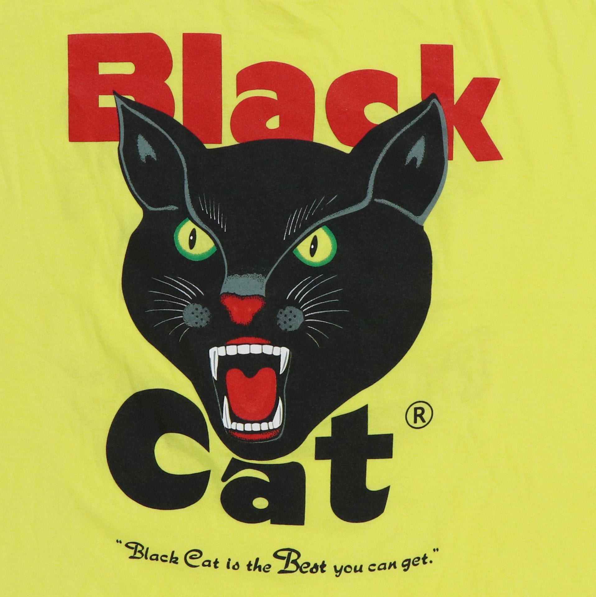 1990s Black Cat Fireworks Shirt | Authentic Vintage Tee