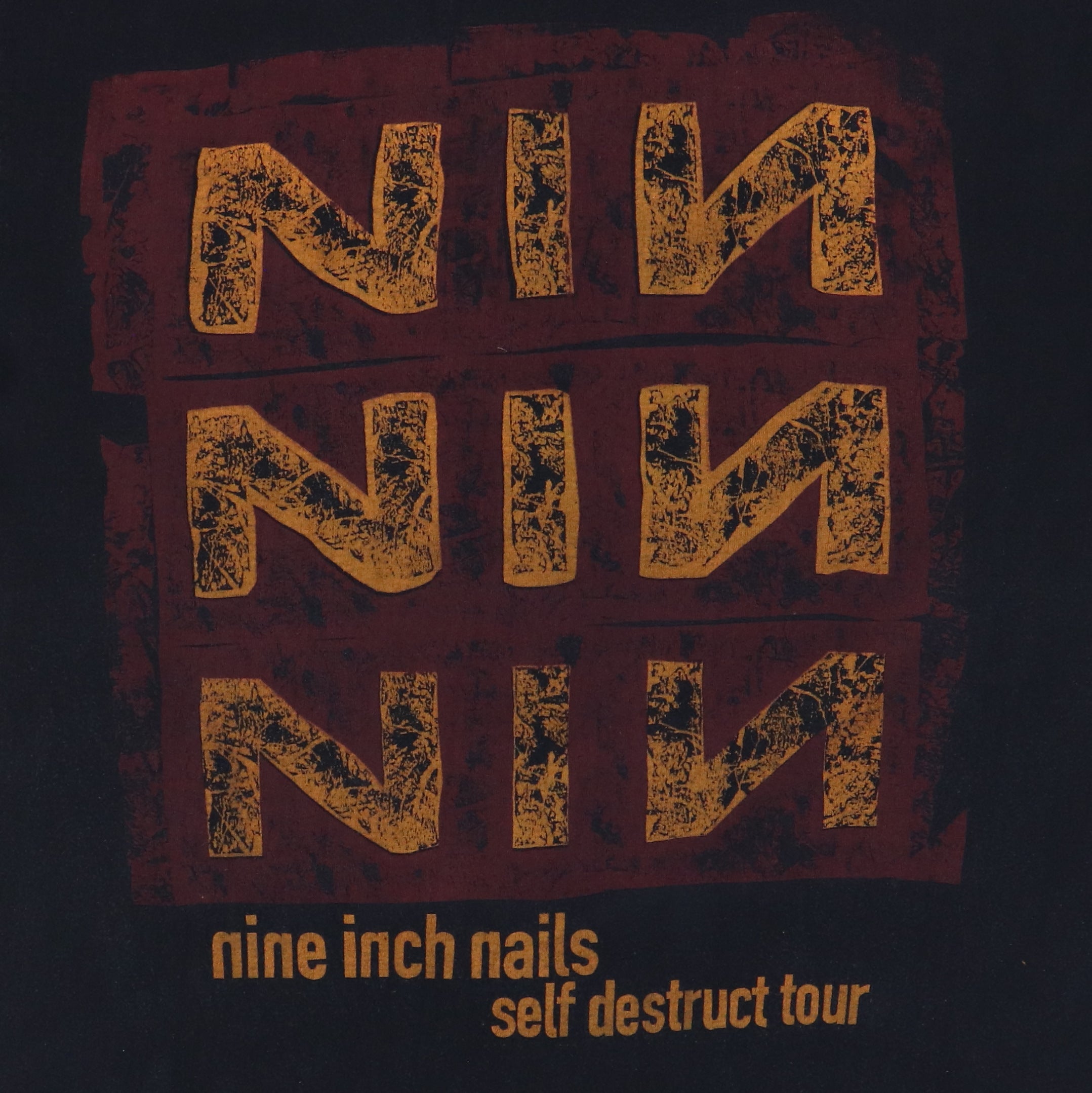 新品 公式 Nine Inch Nails 1994 SELF DESTRUCT 1994 Self Destruct DE L/S Shirt : r/nin