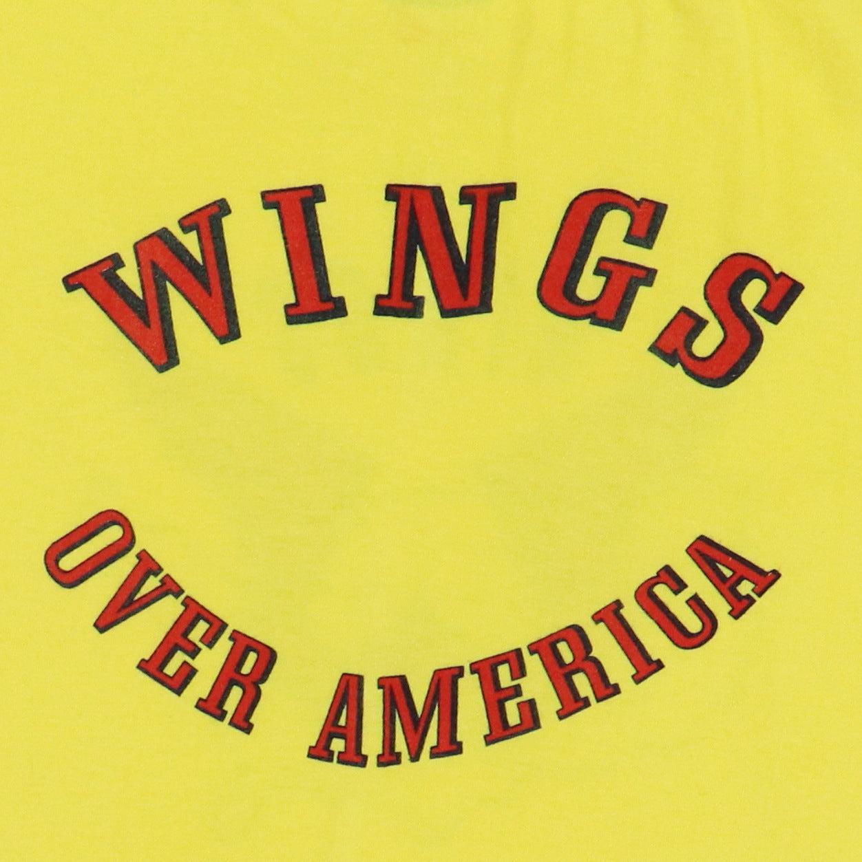 1976 Wings Over America Promo Shirt