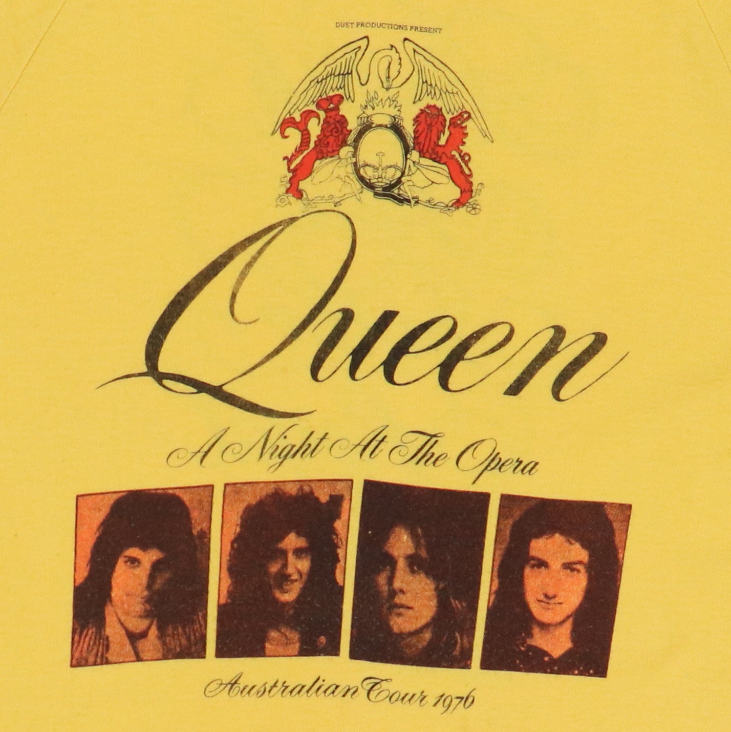 1976 Queen A Night At The Opera Australian Tour Shirt