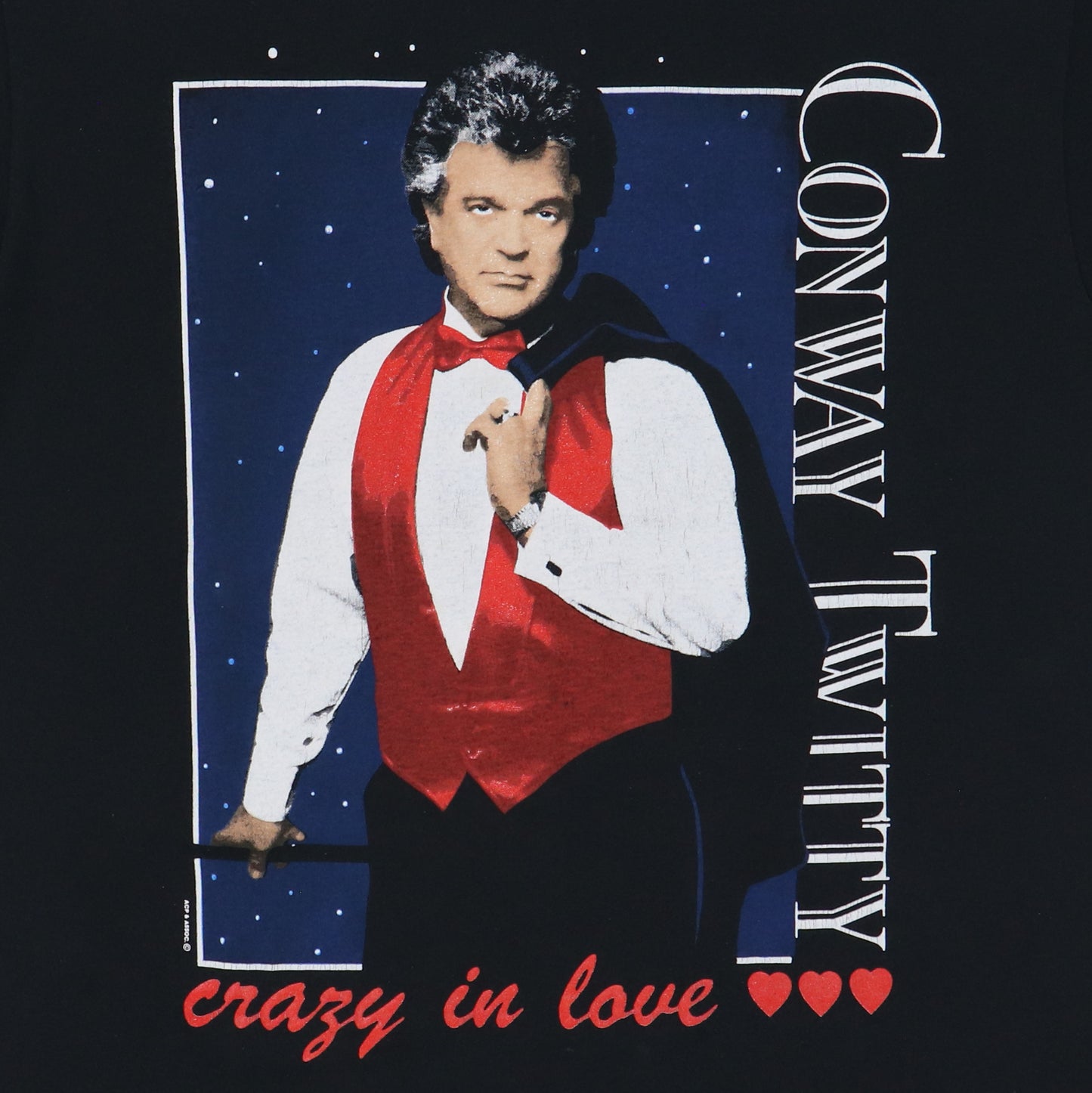 1990 Conway Twitty Crazy In Love Shirt – WyCo Vintage