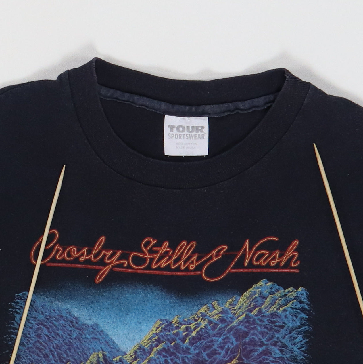 Crosby Stills Nash '97 LSシャツ VINTAGE CSNY BAND T-Shirt Size XL CROSBY STILLS NASH And
