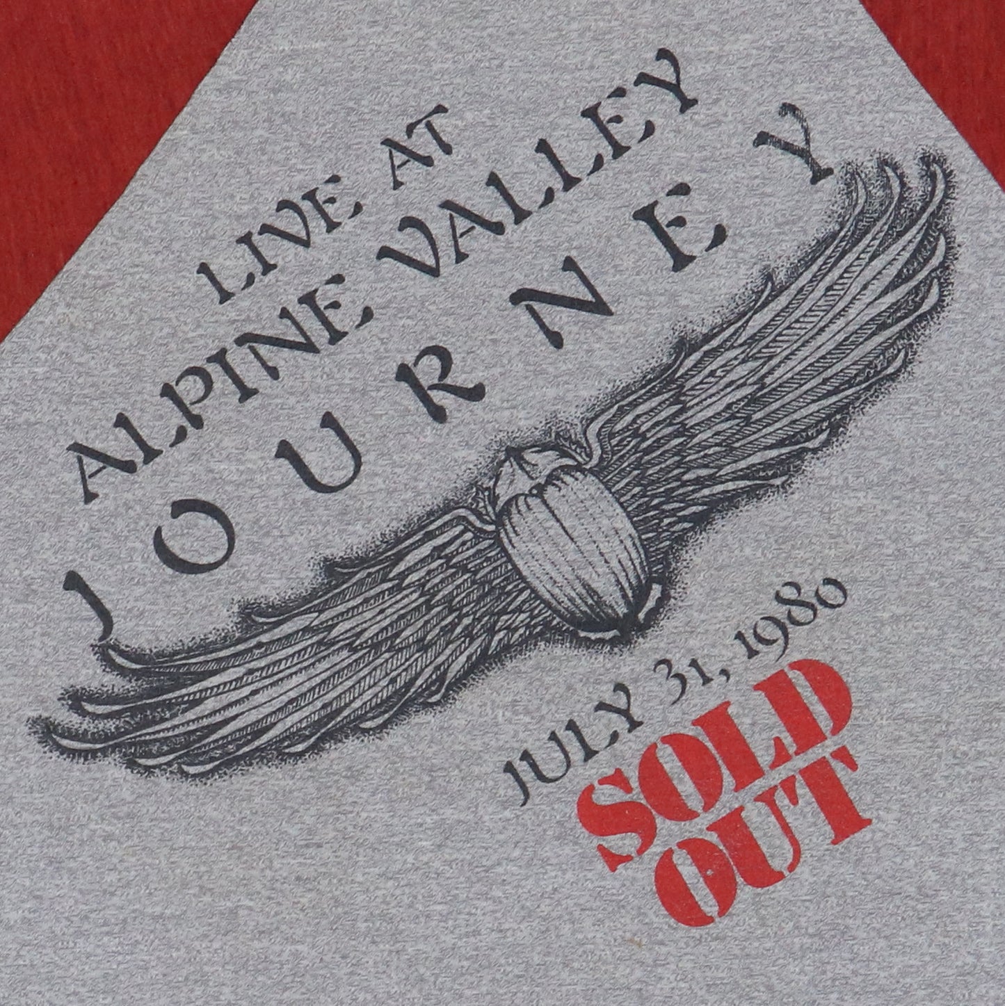 1980 Journey Alpine Valley Concert Jersey Shirt