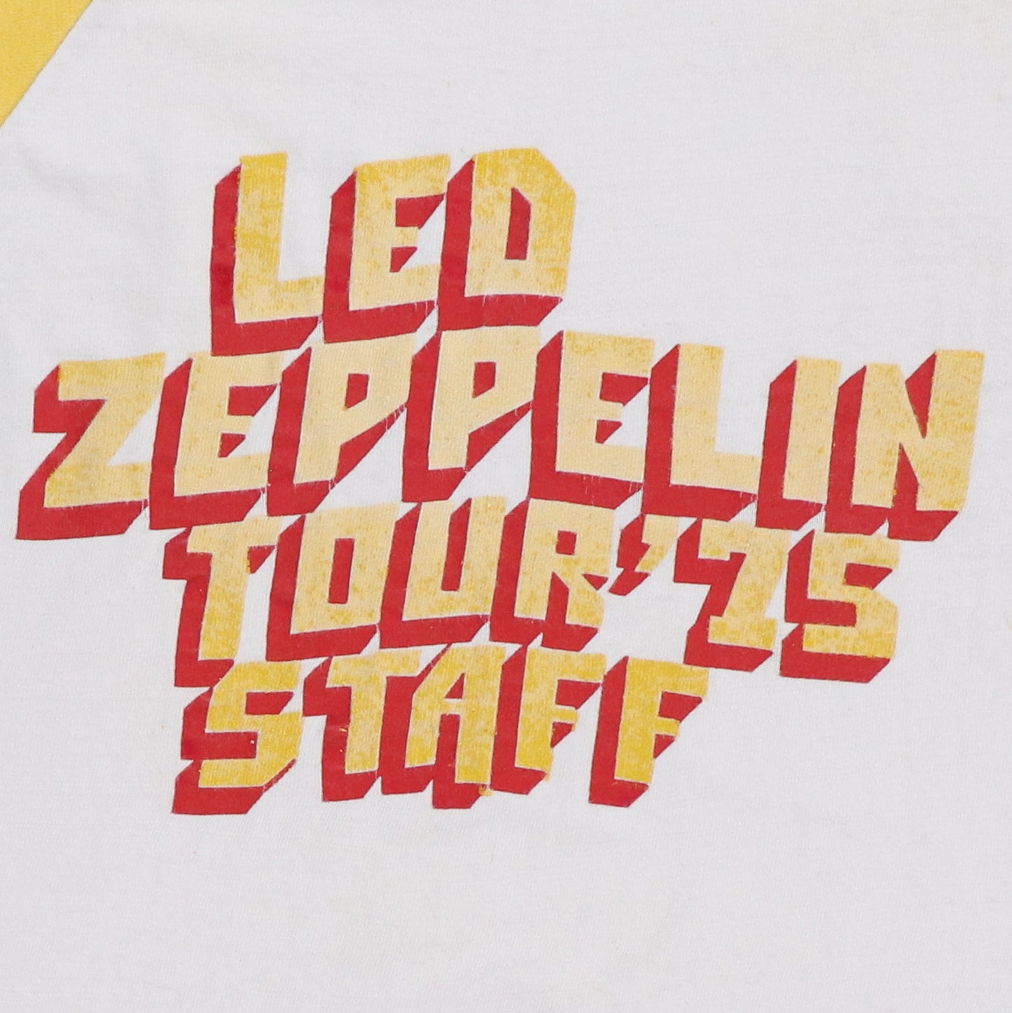 1975 Led Zeppelin Showco Crew Tour Shirt