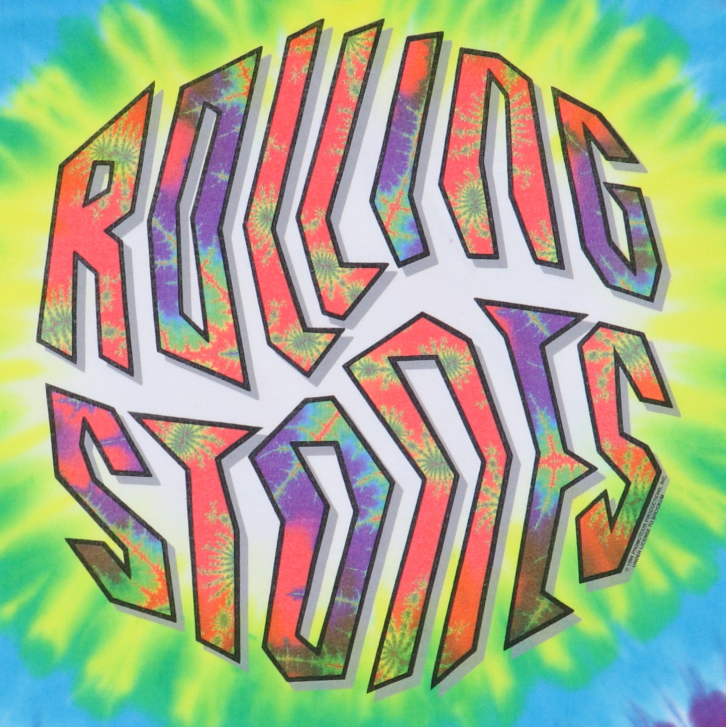 1994 Rolling Stones Tie Dye Shirt