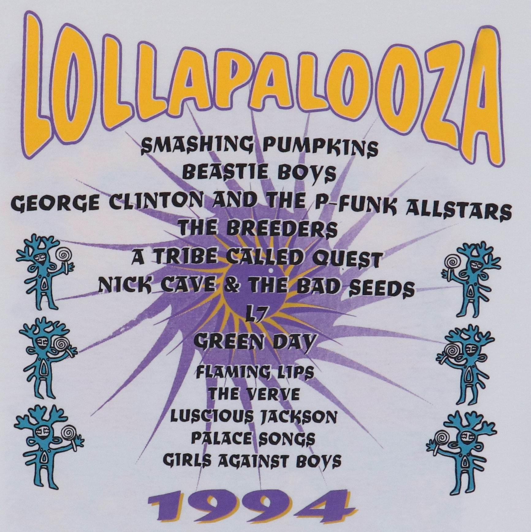 ひらひらチュール　　オーダーページ 1994 Lollapalooza Festival Shirt | Authentic Vintage Tee – WyCo