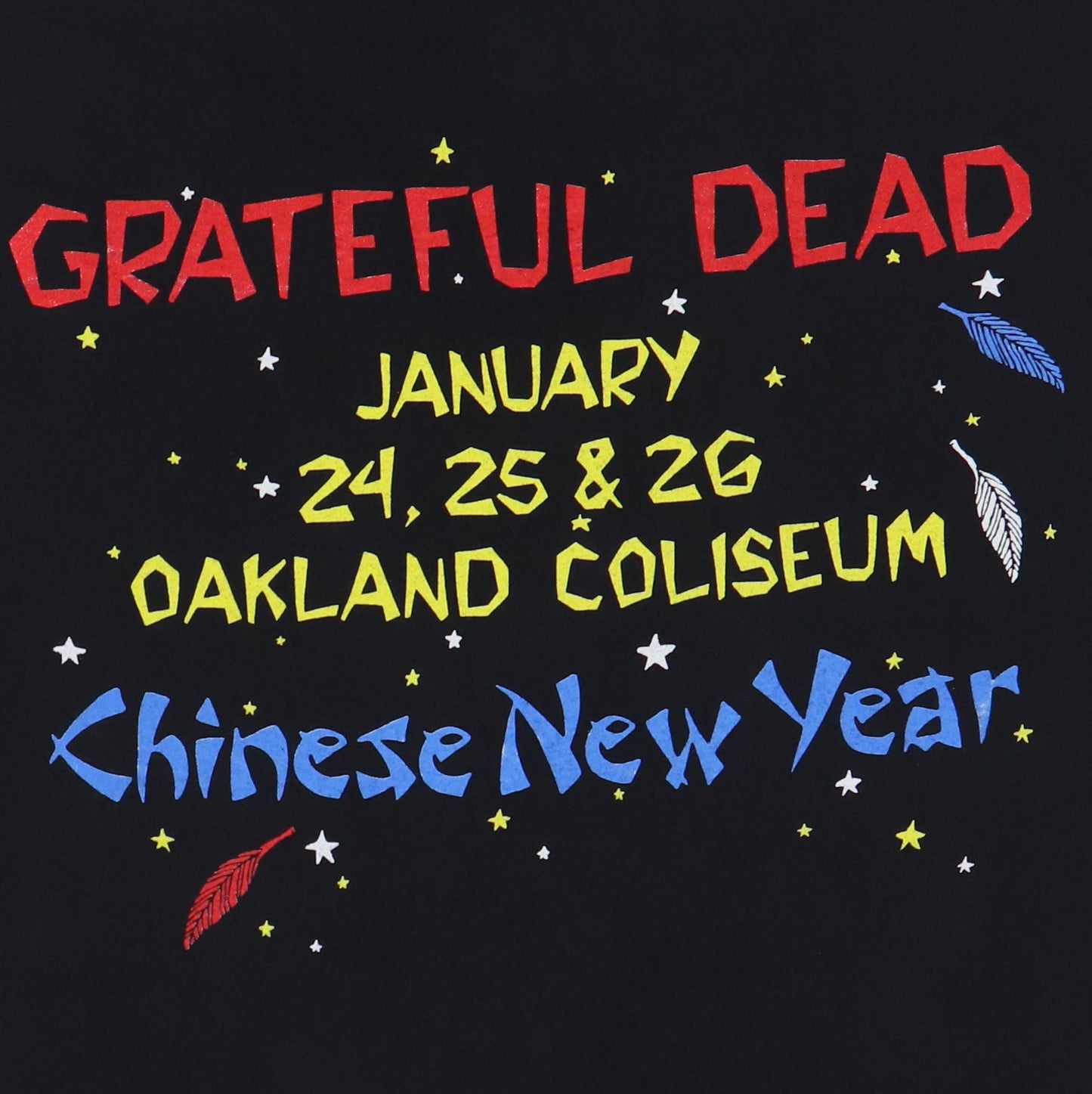 1993 Grateful Dead Year Of The Rooster Concert Shirt