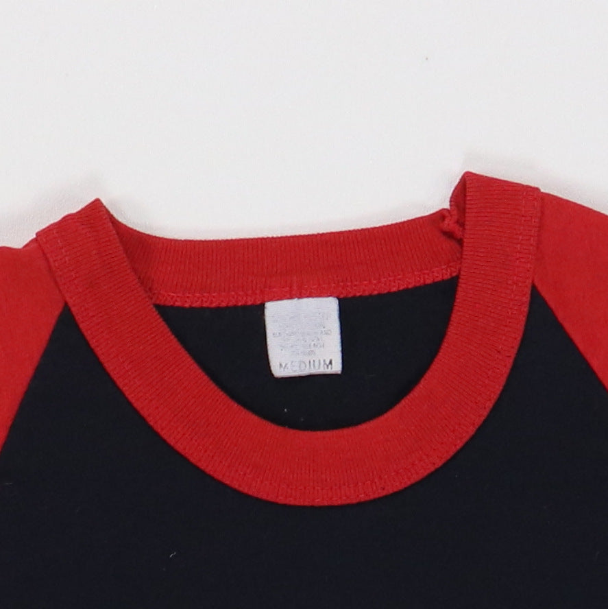 Vintage Michael Jackson Victory Raglan Concert T Shirt 1984 Red/Black Medium