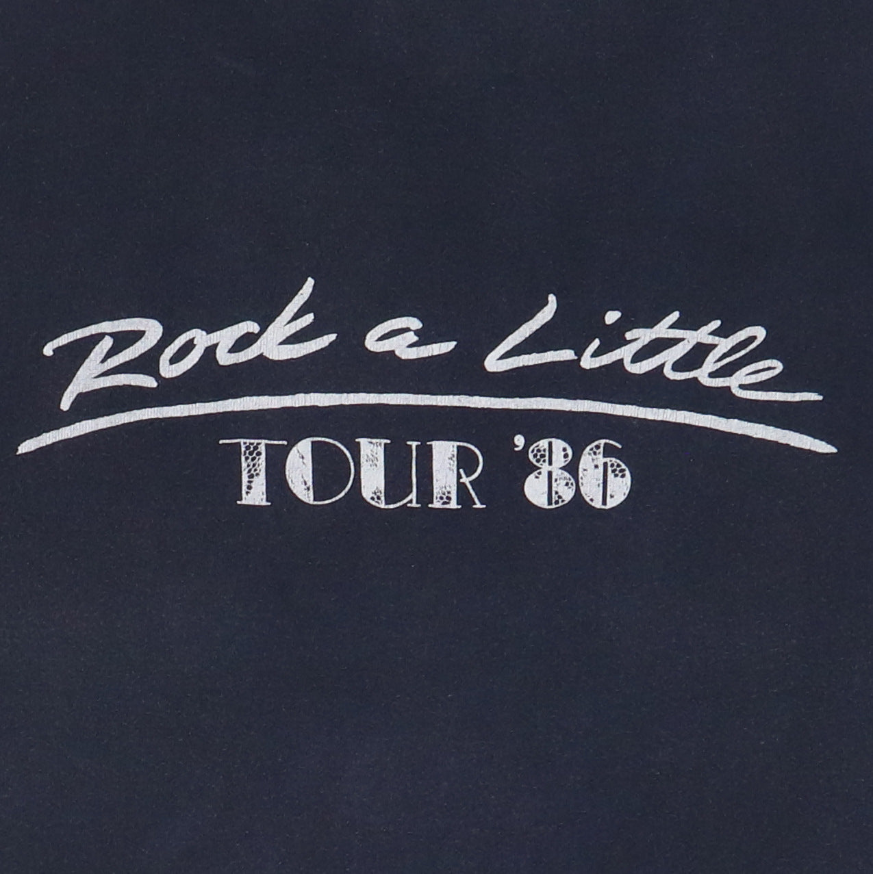 レディース 古着 80s USA製 Stevie Nicks 「ROCCK A LITTLE」 1986 WORLD TOUR シンガー アーティスト Tシャツ S 古着 1986-Stevie-Nicks-Rock-A-