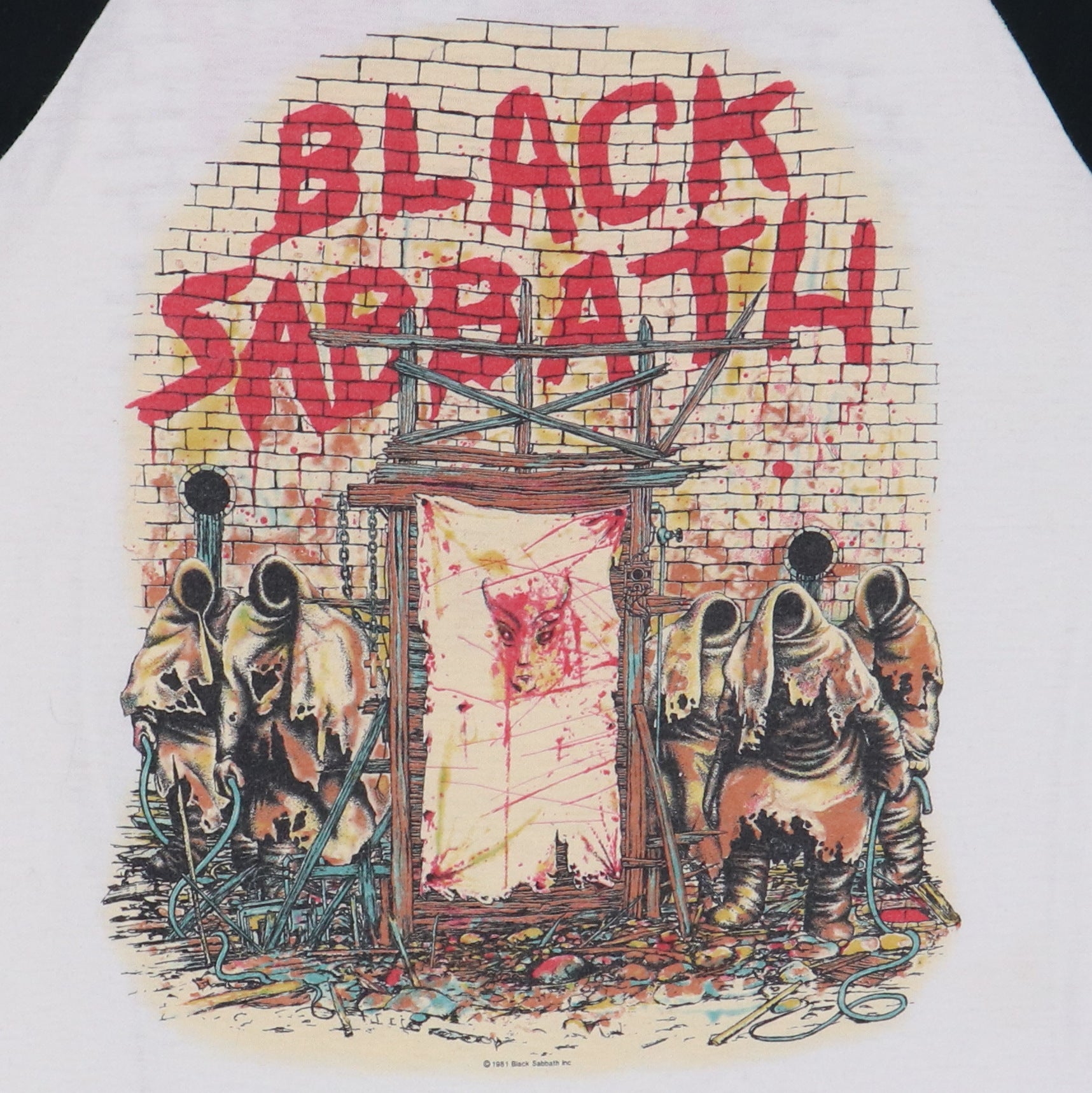80s BLACK SABBATH MOB RULES TOUR Tシャツ Vintage 80s BLACK SABBATH Mob Rules 1981 Concert Tour T