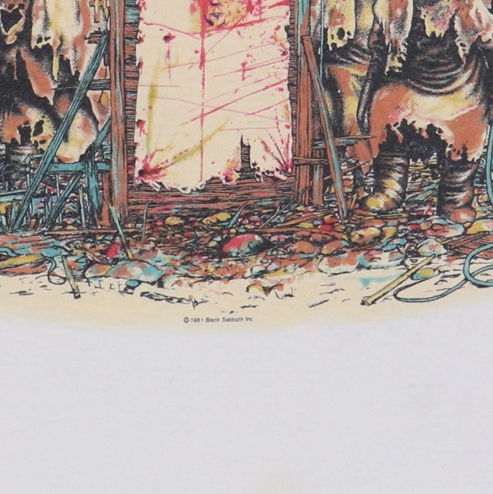 1981 Black Sabbath Mob Rules Tour Jersey Shirt