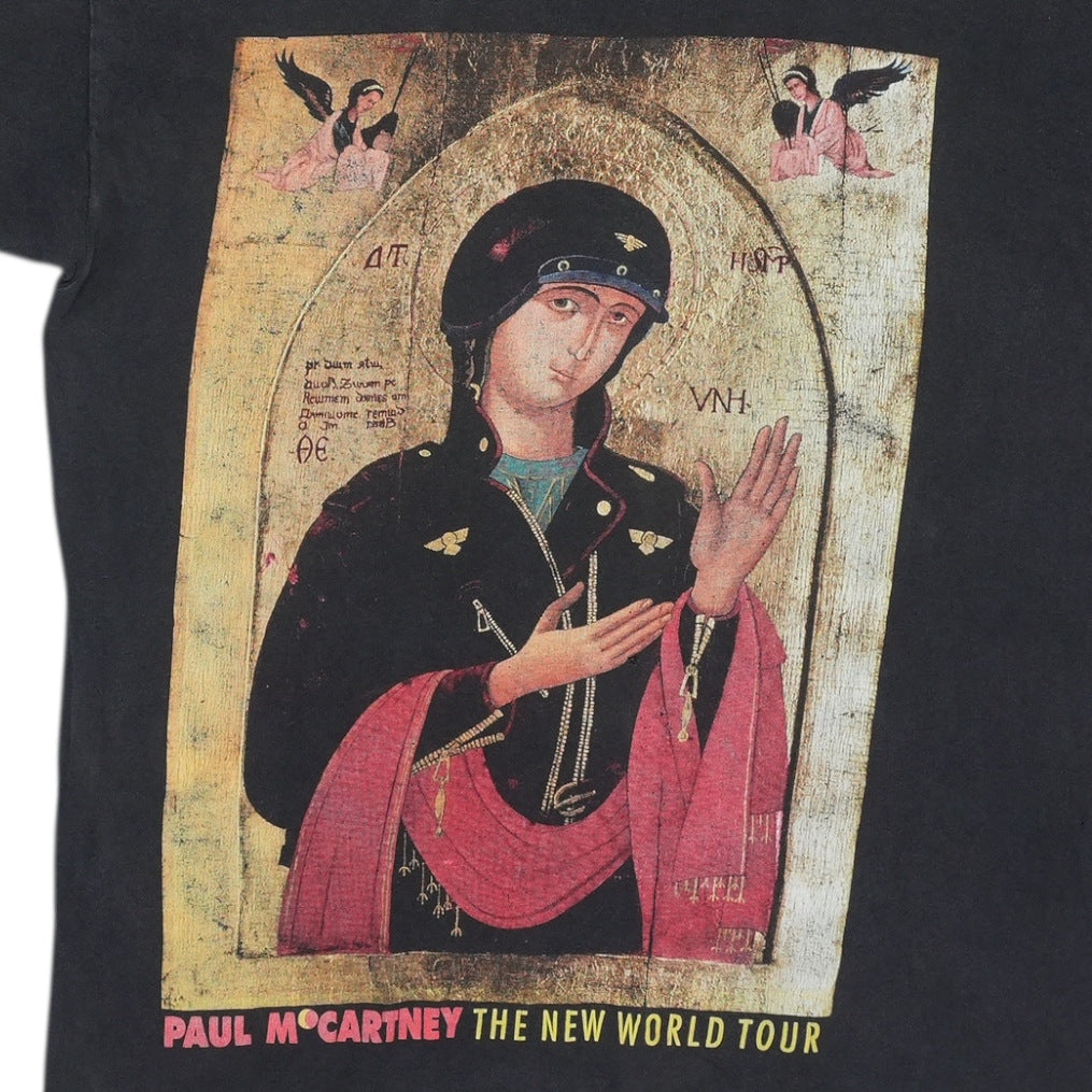 トップス PAUL McCARTNEY THE BIKER LIKE AN ICON 1993 Paul McCartney Biker Like An Icon Tour Shirt | Authentic