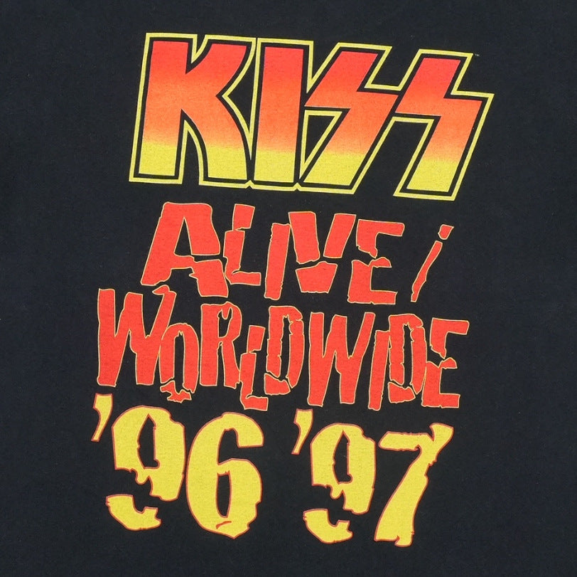 1996 Kiss Alive Worldwide Tour ‚ Authentic Vintage Tee – WyCo Vintage