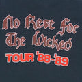 1988 Ozzy Osbourne No Rest For The Wicked Tour Shirt