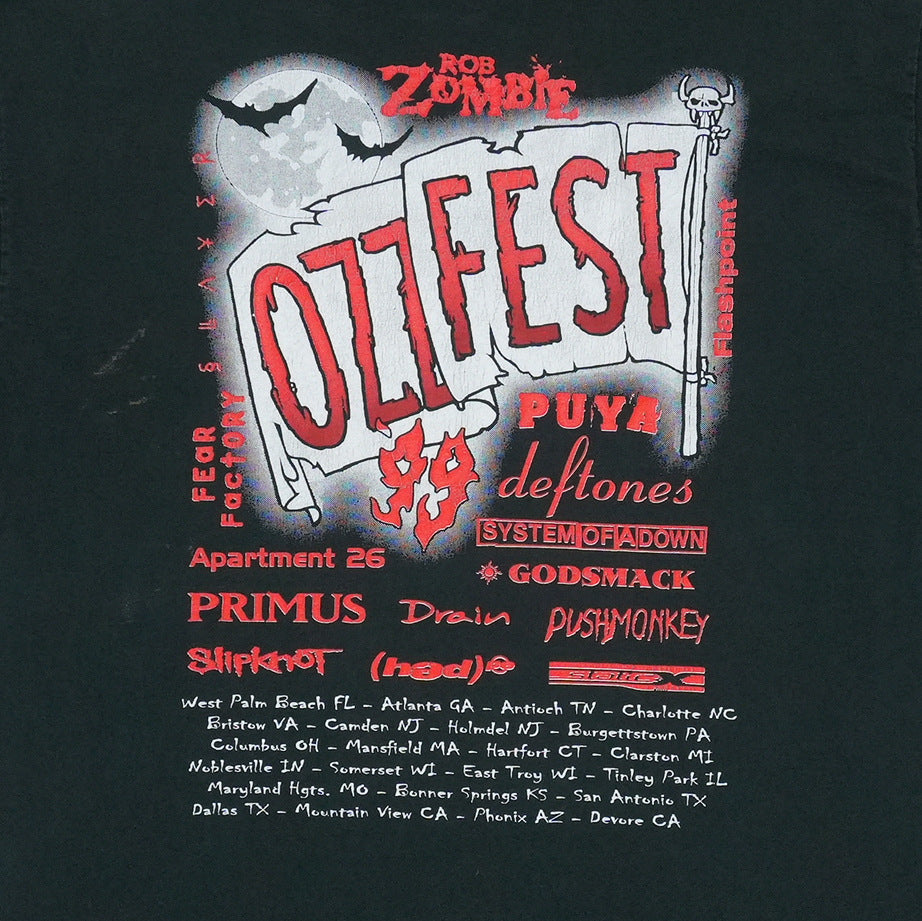 1999 Ozzy Osbourne Ozzfest Tour ‚ Authentic Vintage Tee