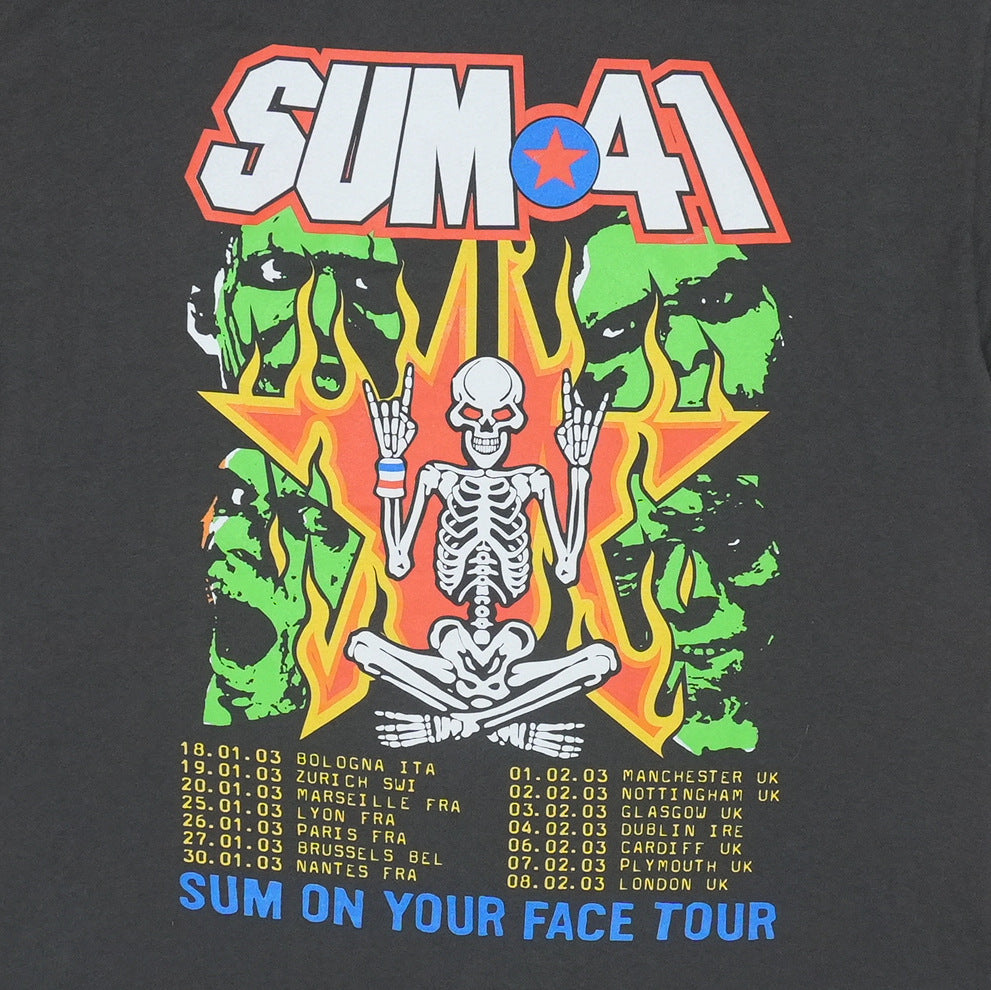 2003 Sum 41 Sum On Your Face Tour Shirt