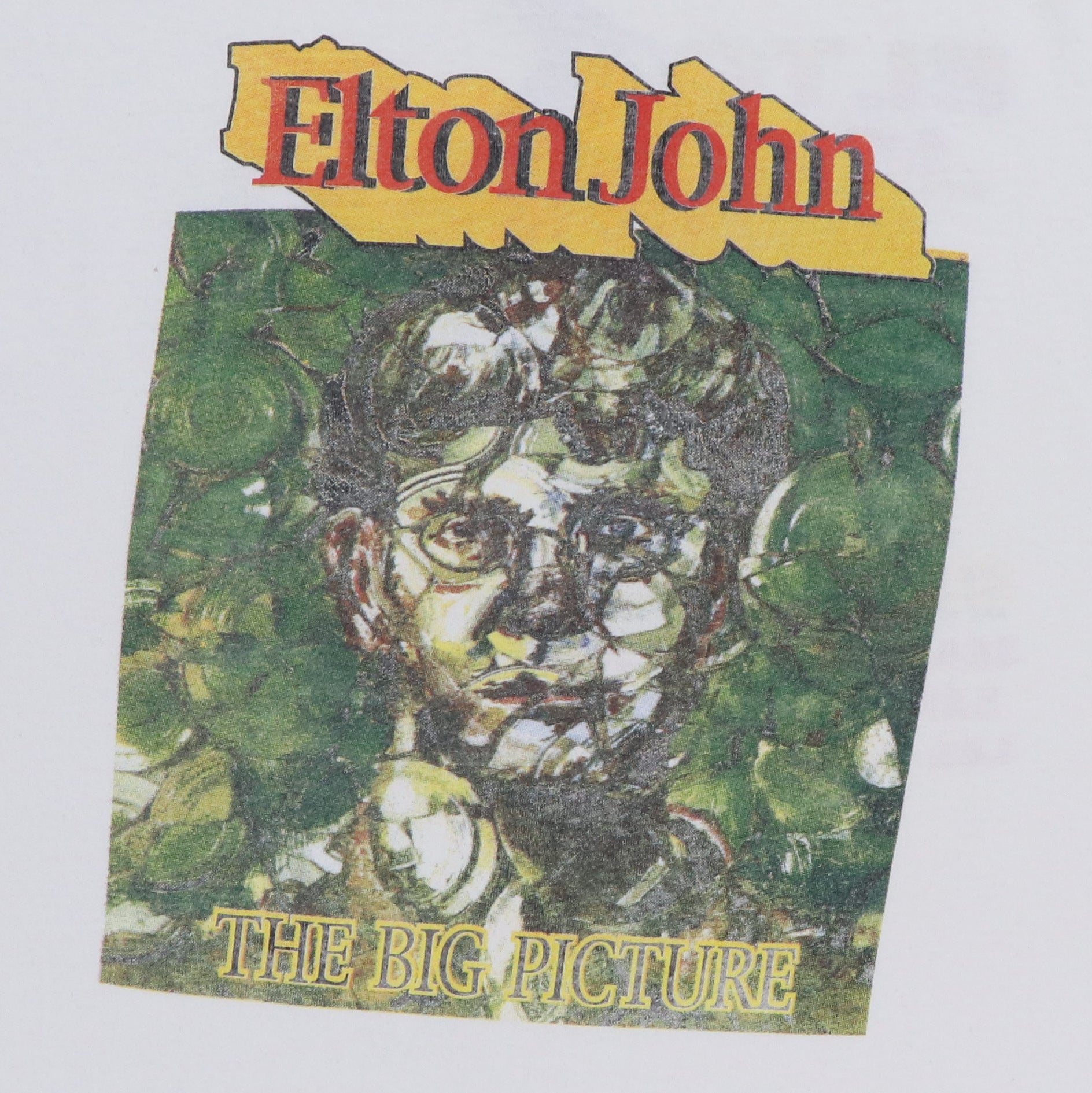 90s エルトン・ジョン『The Big Picture』ヴィンテージ Tシャツ 90年代ヴィンテージ「The Big Picture」エルトン・ジョンTシャツ（長袖