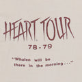 1978 Heart Whalen Rigging Crew Tour Shirt