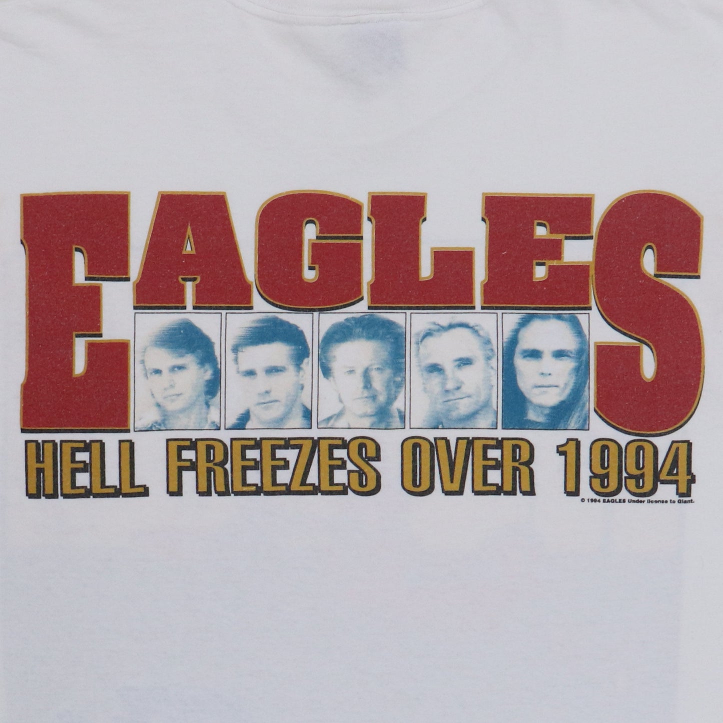 1994 Eagles Hotel California Hell Freezes Over Tour Shirt
