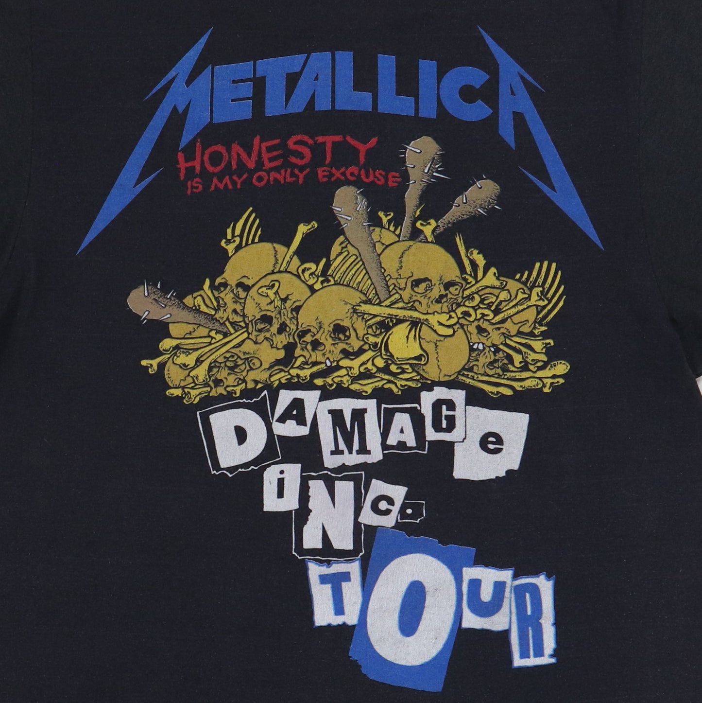 1988 Metallica Damage Inc Tour Shirt